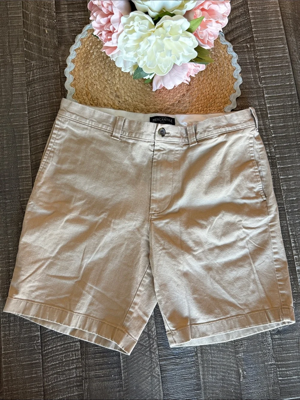 J. Crew Tan Flat Front Men’s Shorts